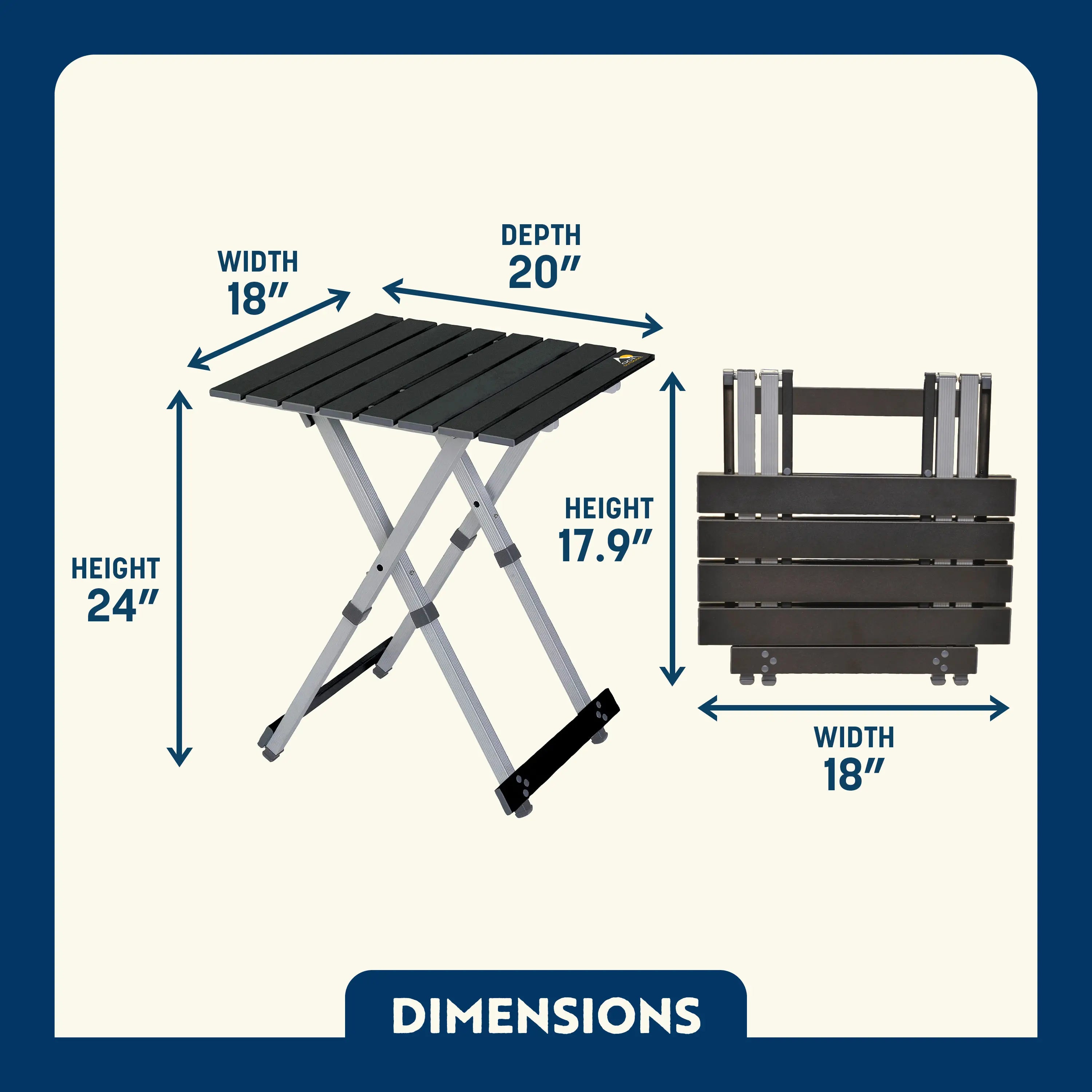 Compact Camp Table 20™ | NETA