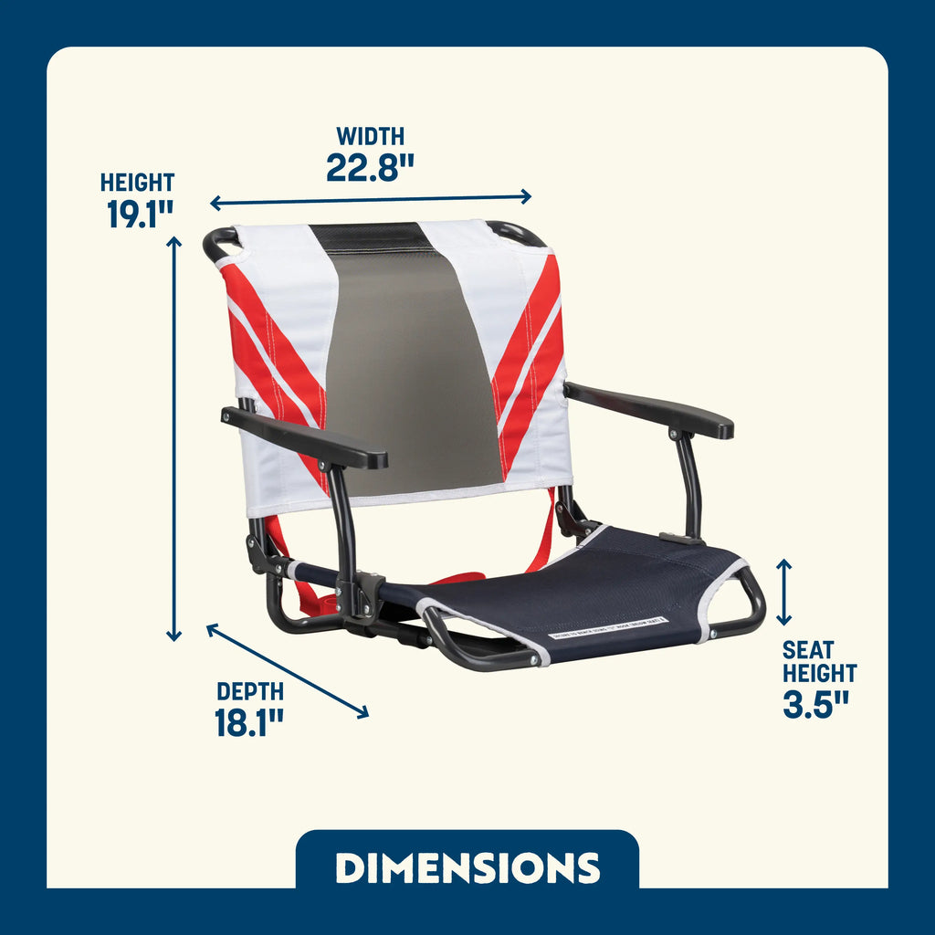 Big Comfort Stadium Chair™ with Armrests | SJCN